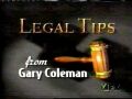 Legal Tips From Gary Coleman